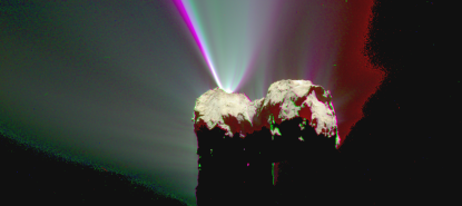 comète 67/P étudiée par Rosetta au LESIA